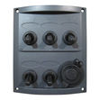 5-Gang Electrical Marine Switch Panel With 12V Cigarette Lighter Socket image #1