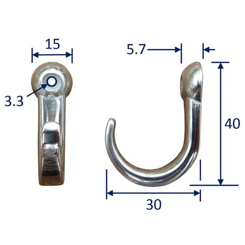 Coat Hook (Marine-Grade, Single Fixing) image #