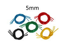 Braided Polyester Dinghy Line With 32plait Polyester Cover, Solid Colour 5mm Diameter