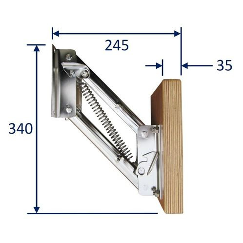 Outboard Motor Mounting Bracket With Wooden Plate image #