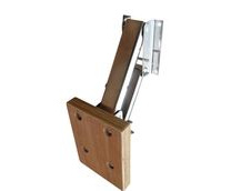 Outboard Motor Mounting Bracket With Wooden Plate