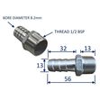 Stainless Steel Pipe Fitting With External Thread (BSP) image #2