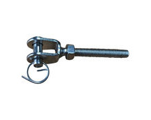 Turnbuckle Fork End In 316 Stainless Steel, Including Cotter Pin And Ring Pin