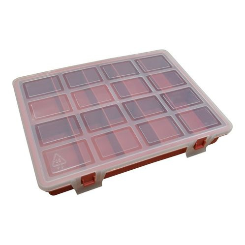 Plastic Kit Box, 240x180x35mm External Size, 10 Compartment  image #