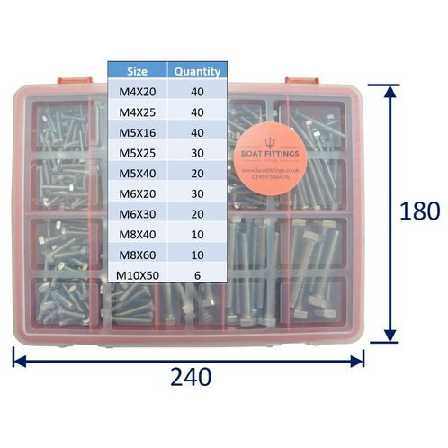 Kit Box Of 316 Stainless Steel Hex-Head Set-Screws image #