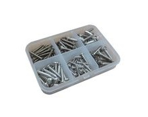 Kit Box Of 316 Stainless Slot-Drive Self Tapping Screws: Smaller Sizes