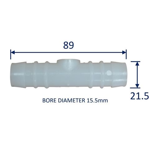 Plastic Straight Connector / Hose Joiner image #3