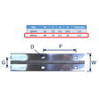 Stainless Steel Continuous Hinge / Piano Hinge, (sold by the metre) Up To 2m Continuous Length image #2