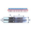Stainless Steel Continuous Hinge / Piano Hinge, (sold by the metre) Up To 2m Continuous Length image #1