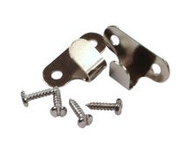 Stainless Steel Marine Canopy Hooks With Screws (2 pack)