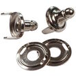 Boat Canopy Pull-Up Cloth Fixing Stud, Nickel-Plated Brass (2 pack) image #1