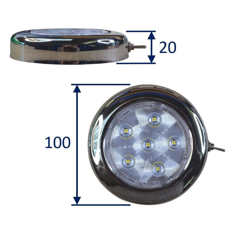 boat led cabin light / ceiling light with switch boat