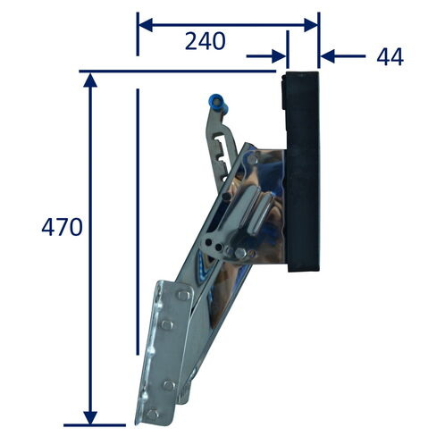 boat lifting outboard bracket