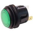 Waterproof 12V/24V Push Switch 10Amp Current Capacity, With Green LED Illumination image #1