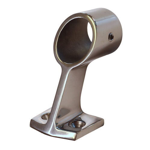 Stainless Steel Handrail Mid Support Fitting, In Polished 316 Stainless Steel For 25mm Tube image #1