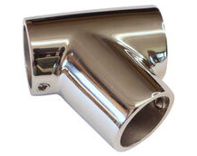 Stainless Steel Tubular 60-Degree T-Fitting (Tee Fitting), For Joining Tubing, Made From 316 Stainless