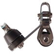 Triple fixed Pulley with cam cleat