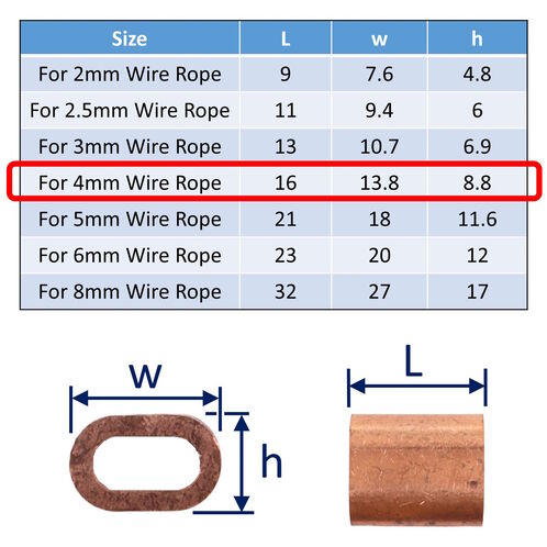 Copper Wire Rope Ferrules image #4
