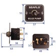 SEAFLO Aluminium Bilge Pump Switch / 12 or 24 Volts / Switch On or Off image #1