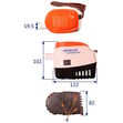 SEAFLO 600 GPH Mechanical Automatic Bilge Pump / Pump and Integral Float Switch / 12Volt Bilge Pump/ Anti-Fouling Impeller image #1
