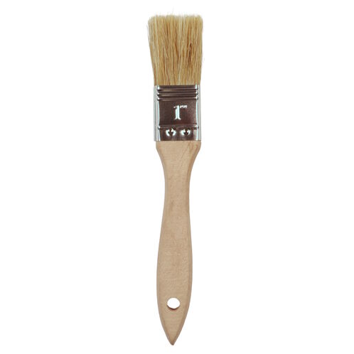 Economy Natural Bristle Brushes With Wooden Handle, Sold As Single, Available In Various Sizes image #2