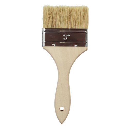 Economy Natural Bristle Brushes With Wooden Handle, Sold As Single, Available In Various Sizes image #5