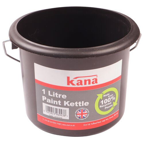 1 Litre Paint Kettle Including Handle Made From 100% Recycled Plastic image #