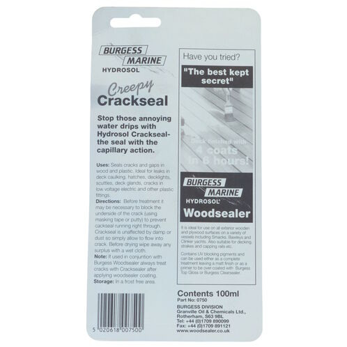 100ml crackseal for gaps in wood and plastic