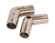 Stainless tube fitting 100 degree angle