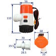 SEAFLO 600 GPH Electric Timer Sensing Automatic Bilge Pump / 12 Volt Boat Bilge Pump / Submersible and Ignition protected. image #1