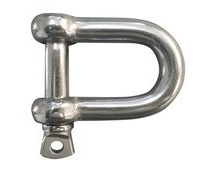 Stainless Steel D-Shackles, In 316-Grade Stainless Steel