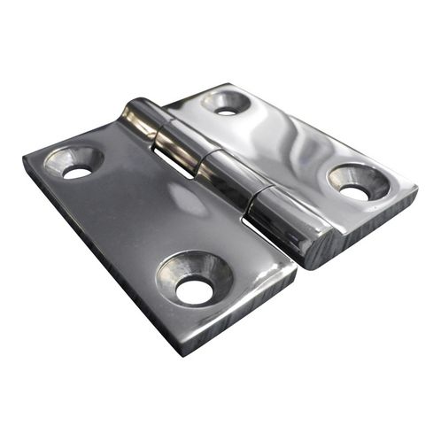 product image for Stainless Steel A4 (316) Butt Hinge, Marine & Sailing, Door, Locker, Cabinet 50x50mm
