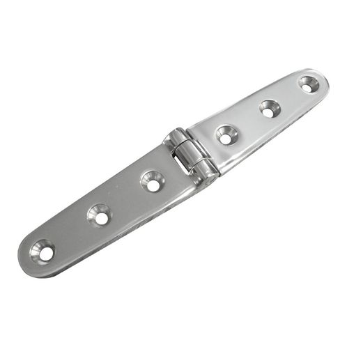 product image for Stainless Steel A4 (316) Strap Hinge, Marine & Sailing, Door, Locker, Cabinet 160x27mm