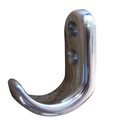 product image for Coat Hook (Polished Marine-Grade Stainless Steel) With Rounded Shape
