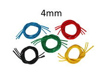 Braided Polyester Dinghy Line With 32plait Polyester Cover, Solid Colour 4mm Diameter