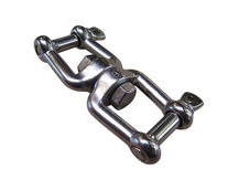 Double End Swivel: Stainless Steel With Jaw Ends