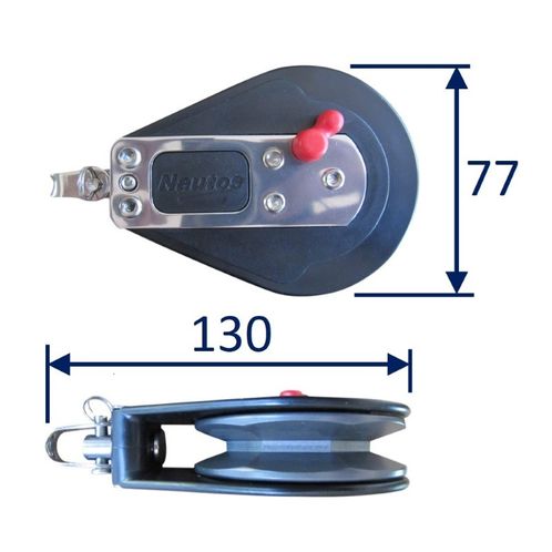 product image for Ratchet Pulley Block (clockwise / port)