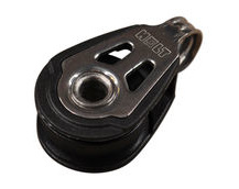 Dynamic 20mm Pulley Block, single fixed.  Line size 2.5 to 6mm