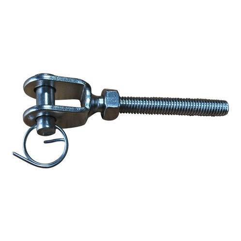 product image for Turnbuckle Fork End In 316 Stainless Steel, Including Cotter Pin And Ring Pin