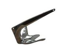 Stainless Bruce-Type Anchor, Polished 316 Stainless Steel