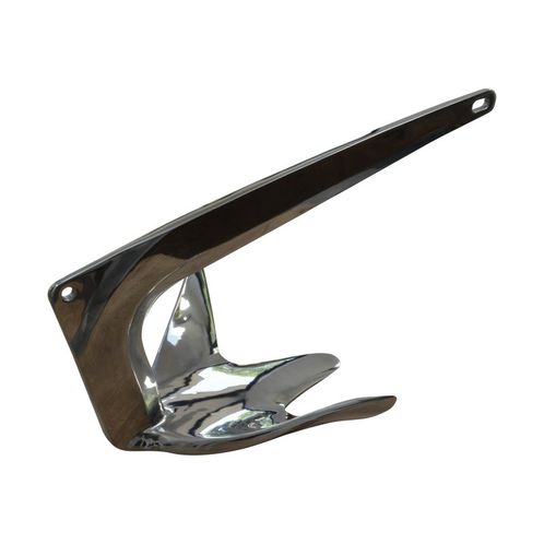 product image for Stainless Bruce-Type Anchor, Polished 316 Stainless Steel