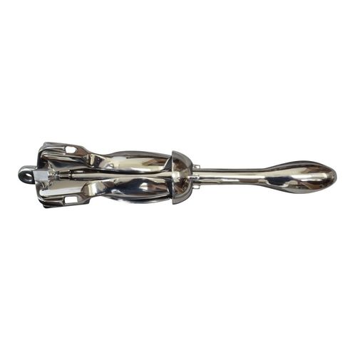 product image for Stainless Steel Anchor, Folding Grapnel Anchor, Polished 316 Stainless