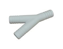 Plastic Y-Connector Hose Joining Fitting / Pipe Splitting Fitting