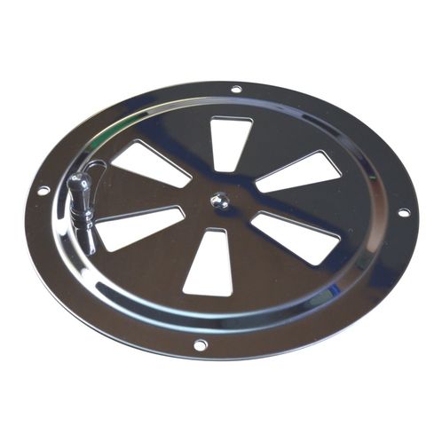 product image for Round Stainless Steel Vent, 125mm Diameter, With Closing Action