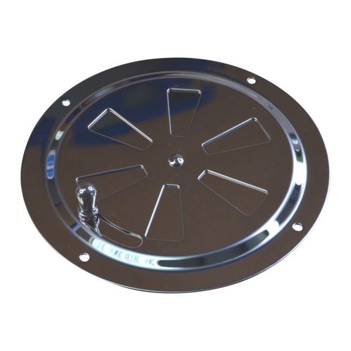 product image for Round Stainless Steel Vent, 125mm Diameter, With Closing Action