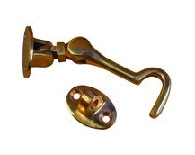 Brass Cabin Hook / Door Hook To Keep Doors Or Shutters Firmly Open
