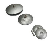 Aluminium Alloy Flange Anode Pairs With Stainless Steel Fixing Screw & Nut