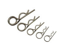 316 Stainless Steel Spring Cotter Pin, With Double Loop, Marine Grade