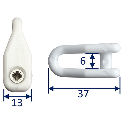 product image for Nylon Sail Shackle, Sail Shackle, 6x36mm Height With Self-Tapping Screw