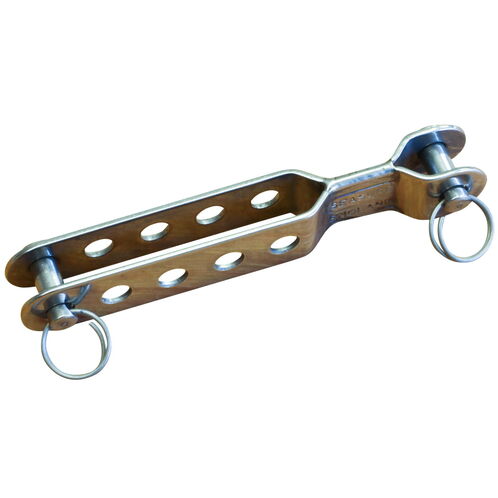 product image for Dinghy Shroud Adjuster, 316 Stainless Steel Shroud Attachment Bracket, With Variable Length Adjustment